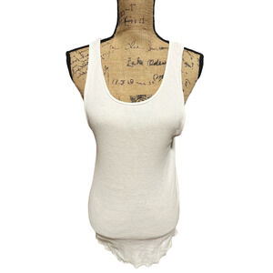 Fruit of the loom white men's tank top, size large